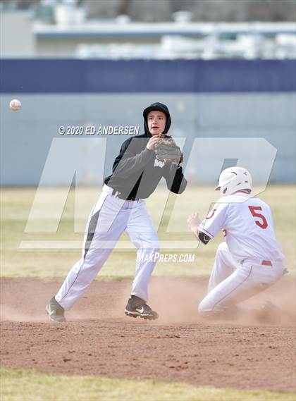 Thumbnail 2 in Wooster vs. West Wendover (Yerington Tournament) photogallery.