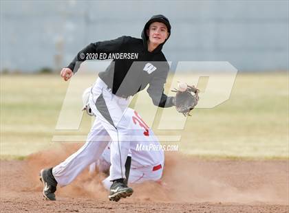 Thumbnail 2 in Wooster vs. West Wendover (Yerington Tournament) photogallery.