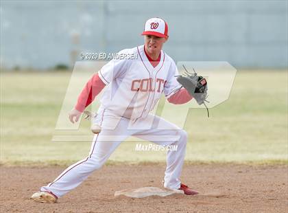 Thumbnail 3 in Wooster vs. West Wendover (Yerington Tournament) photogallery.