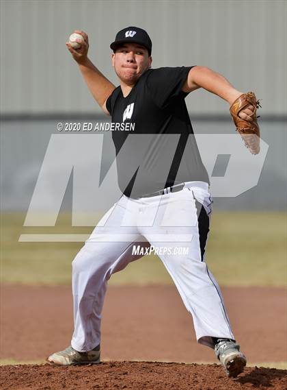 Thumbnail 3 in Wooster vs. West Wendover (Yerington Tournament) photogallery.