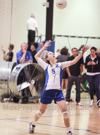 Thumbnail 2 in Xavier College Prep vs St. Joseph's Academy (Nike Tournament of Champions)  photogallery.