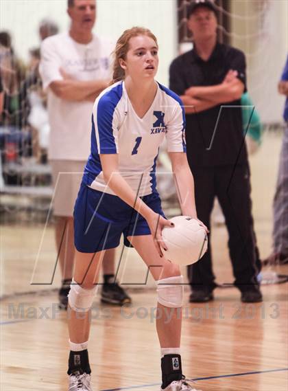 Thumbnail 2 in Xavier College Prep vs St. Joseph's Academy (Nike Tournament of Champions)  photogallery.