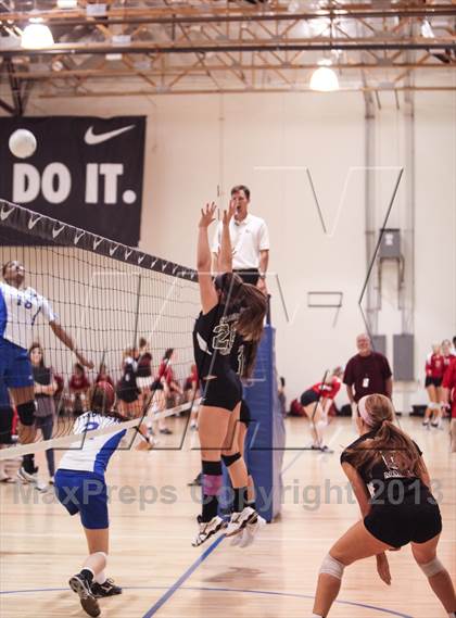 Thumbnail 2 in Xavier College Prep vs St. Joseph's Academy (Nike Tournament of Champions)  photogallery.