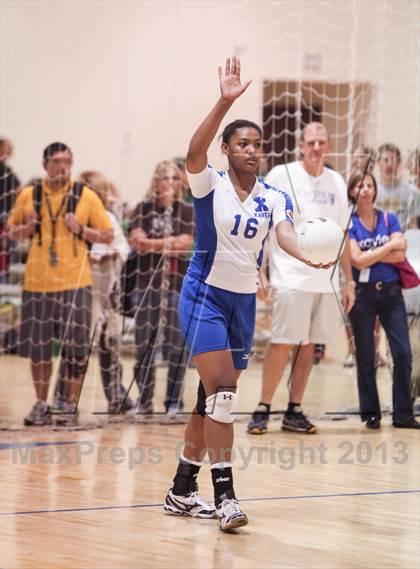 Thumbnail 1 in Xavier College Prep vs St. Joseph's Academy (Nike Tournament of Champions)  photogallery.