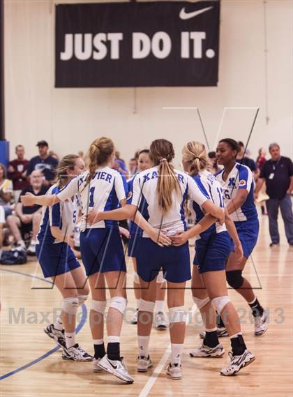 Thumbnail 3 in Xavier College Prep vs St. Joseph's Academy (Nike Tournament of Champions)  photogallery.