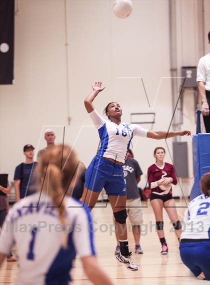 Thumbnail 2 in Xavier College Prep vs St. Joseph's Academy (Nike Tournament of Champions)  photogallery.
