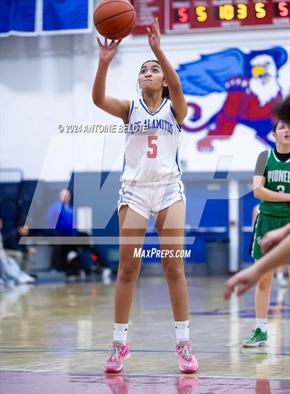 Thumbnail 3 in Pioneer @ Los Alamitos (CIF SS Division 2A Round 1) photogallery.