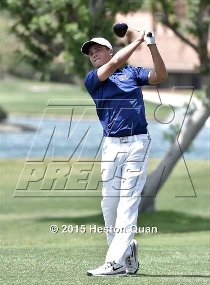 Thumbnail 2 in CIF Southern Section Boys Golf Championships photogallery.
