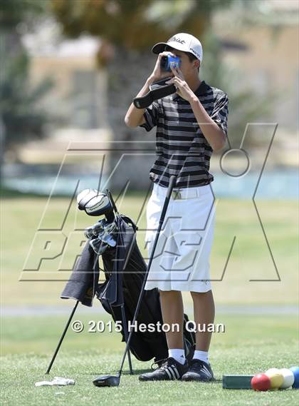 Thumbnail 2 in CIF Southern Section Boys Golf Championships photogallery.