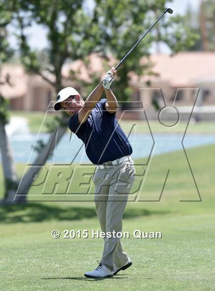 Thumbnail 2 in CIF Southern Section Boys Golf Championships photogallery.