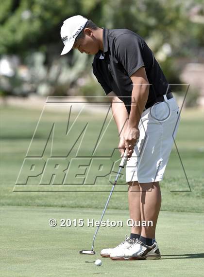 Thumbnail 2 in CIF Southern Section Boys Golf Championships photogallery.