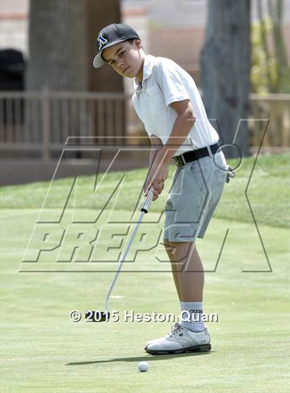 Thumbnail 2 in CIF Southern Section Boys Golf Championships photogallery.