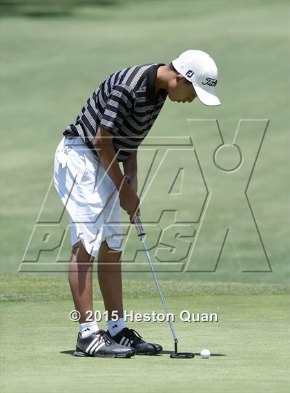 Thumbnail 2 in CIF Southern Section Boys Golf Championships photogallery.