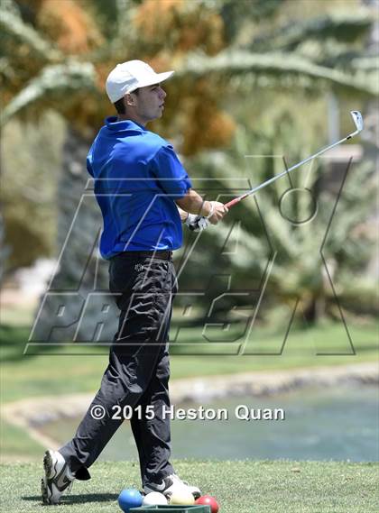 Thumbnail 2 in CIF Southern Section Boys Golf Championships photogallery.