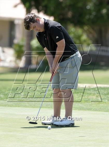 Thumbnail 2 in CIF Southern Section Boys Golf Championships photogallery.