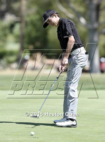 Thumbnail 2 in CIF Southern Section Boys Golf Championships photogallery.