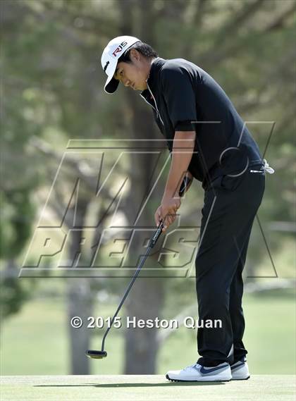 Thumbnail 2 in CIF Southern Section Boys Golf Championships photogallery.