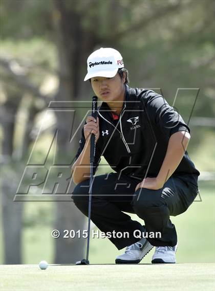 Thumbnail 2 in CIF Southern Section Boys Golf Championships photogallery.