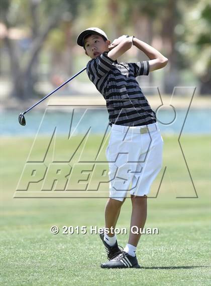 Thumbnail 2 in CIF Southern Section Boys Golf Championships photogallery.