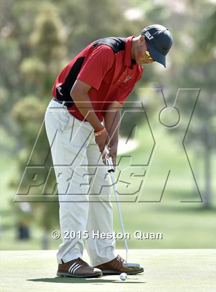 Thumbnail 2 in CIF Southern Section Boys Golf Championships photogallery.