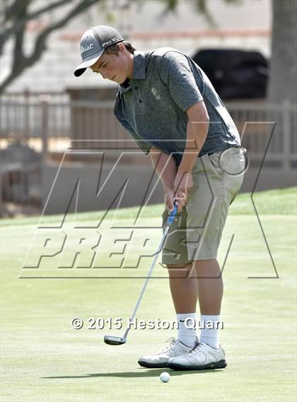 Thumbnail 2 in CIF Southern Section Boys Golf Championships photogallery.