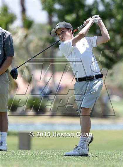 Thumbnail 2 in CIF Southern Section Boys Golf Championships photogallery.
