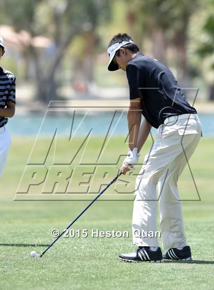 Thumbnail 2 in CIF Southern Section Boys Golf Championships photogallery.