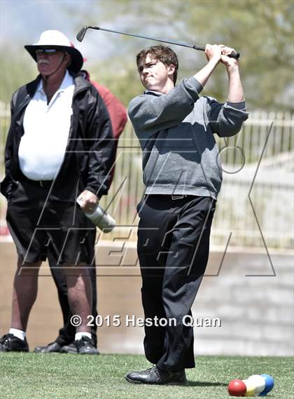 Thumbnail 3 in CIF Southern Section Boys Golf Championships photogallery.