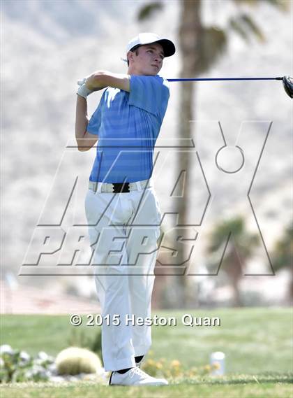 Thumbnail 2 in CIF Southern Section Boys Golf Championships photogallery.