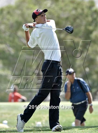 Thumbnail 2 in CIF Southern Section Boys Golf Championships photogallery.
