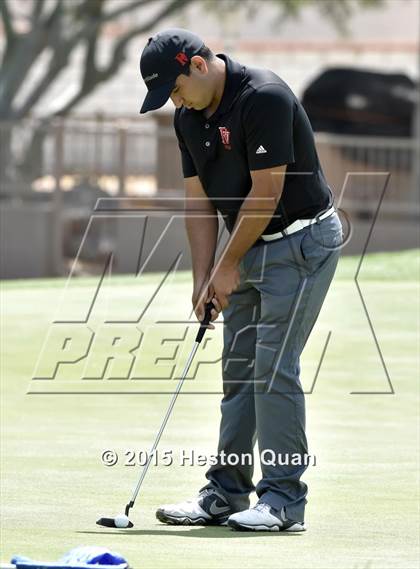 Thumbnail 2 in CIF Southern Section Boys Golf Championships photogallery.