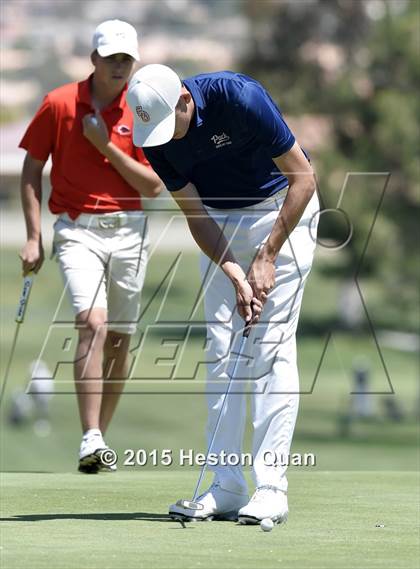 Thumbnail 2 in CIF Southern Section Boys Golf Championships photogallery.