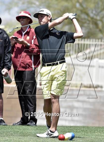 Thumbnail 1 in CIF Southern Section Boys Golf Championships photogallery.