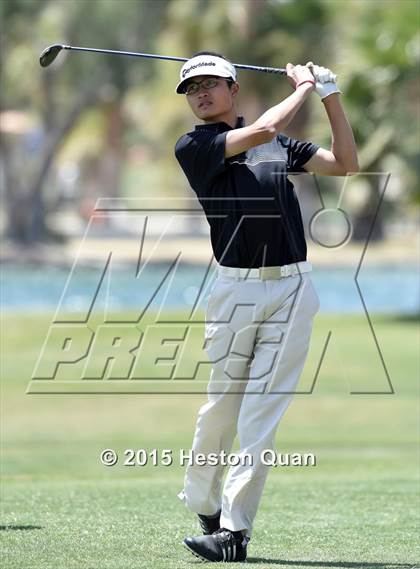 Thumbnail 3 in CIF Southern Section Boys Golf Championships photogallery.