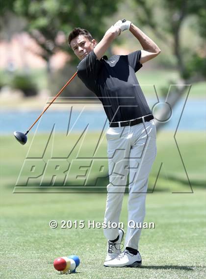 Thumbnail 2 in CIF Southern Section Boys Golf Championships photogallery.