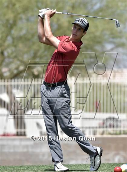 Thumbnail 2 in CIF Southern Section Boys Golf Championships photogallery.