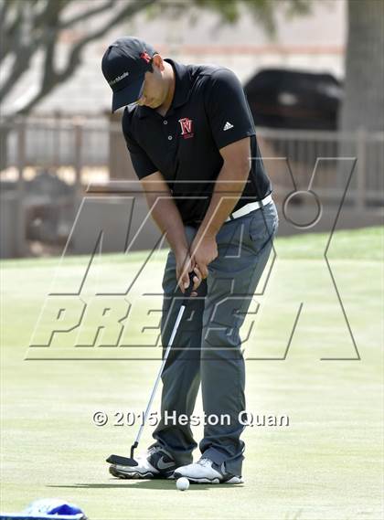 Thumbnail 2 in CIF Southern Section Boys Golf Championships photogallery.