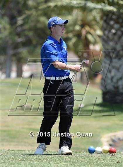 Thumbnail 2 in CIF Southern Section Boys Golf Championships photogallery.