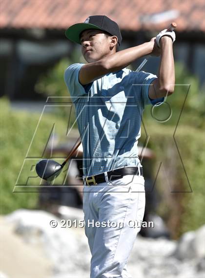 Thumbnail 2 in CIF Southern Section Boys Golf Championships photogallery.