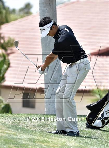 Thumbnail 1 in CIF Southern Section Boys Golf Championships photogallery.