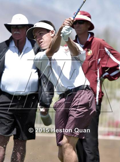 Thumbnail 2 in CIF Southern Section Boys Golf Championships photogallery.
