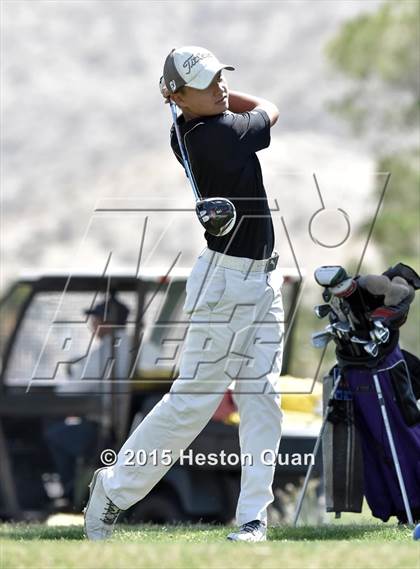 Thumbnail 2 in CIF Southern Section Boys Golf Championships photogallery.
