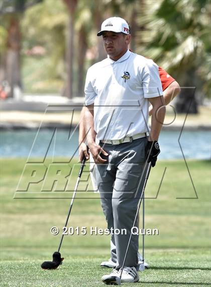Thumbnail 2 in CIF Southern Section Boys Golf Championships photogallery.