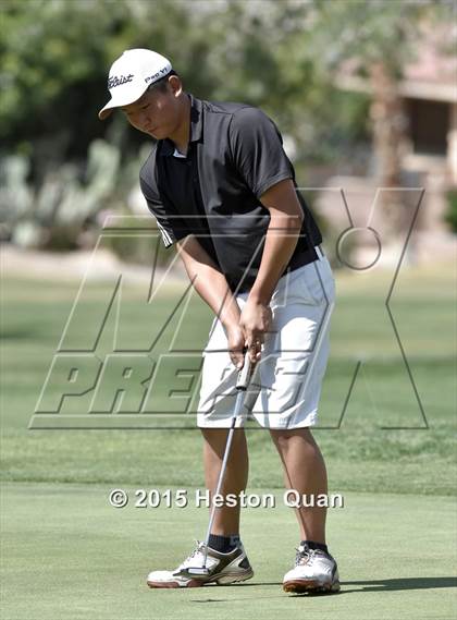 Thumbnail 3 in CIF Southern Section Boys Golf Championships photogallery.
