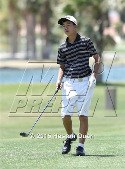 Thumbnail 2 in CIF Southern Section Boys Golf Championships photogallery.