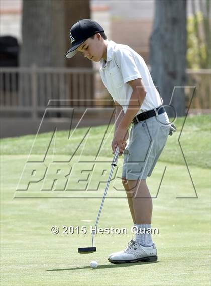 Thumbnail 1 in CIF Southern Section Boys Golf Championships photogallery.
