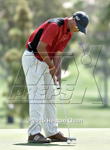 Thumbnail 1 in CIF Southern Section Boys Golf Championships photogallery.
