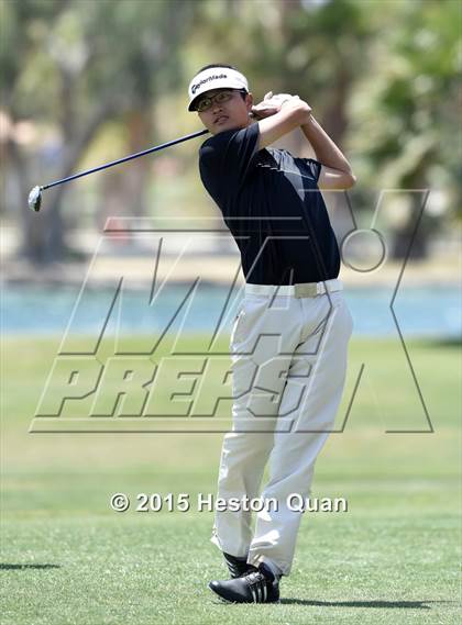 Thumbnail 2 in CIF Southern Section Boys Golf Championships photogallery.