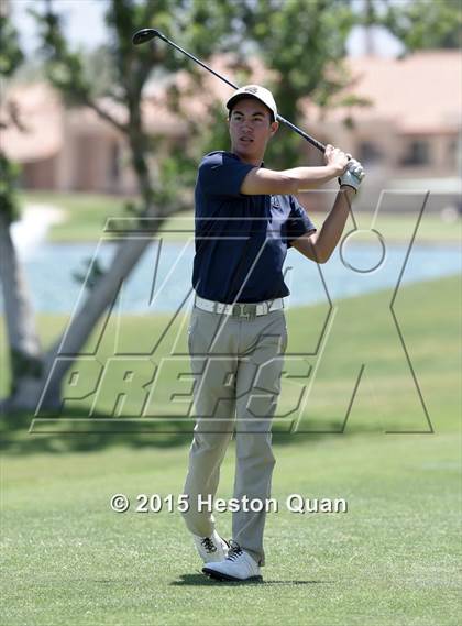 Thumbnail 3 in CIF Southern Section Boys Golf Championships photogallery.