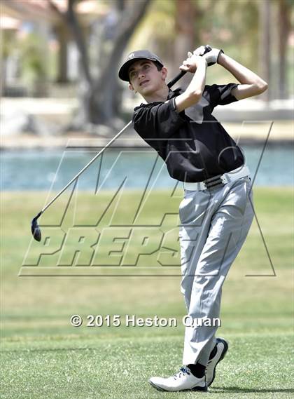 Thumbnail 2 in CIF Southern Section Boys Golf Championships photogallery.